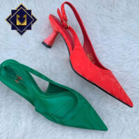 خرید کفش زنانه مجلسی پاشنه ۳ سانتی قرمز