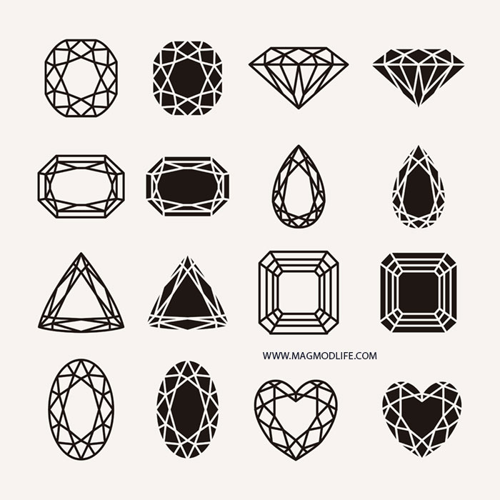 انواع تراش الماس