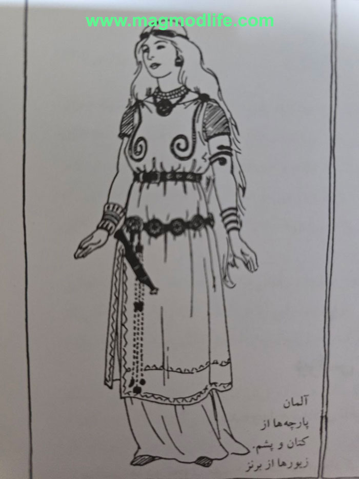 لباس زنان اروپای شمالی باستان