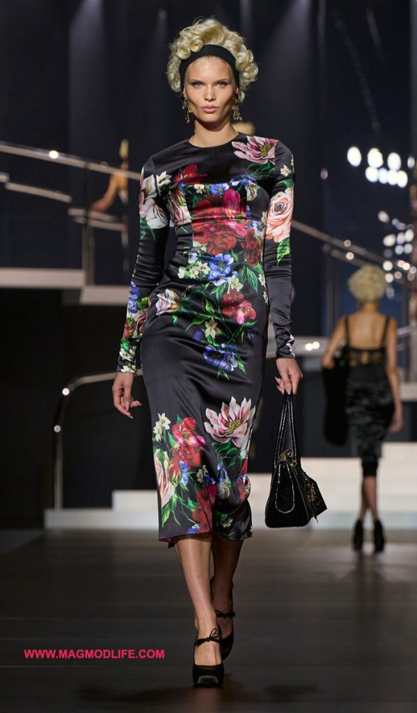 لباس مجلسی گلدار برند دولچه اند گابانا ۲۰۲۵