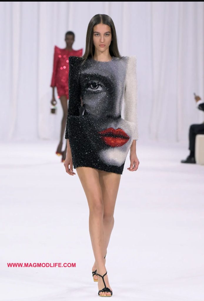 طرح زیبای لباس بالمن در فشن شو ۲۰۲۵